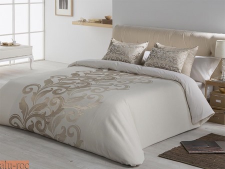 Nórdico DONATELLA, para decoración textil del dormitorio elegante y sofisticado.
