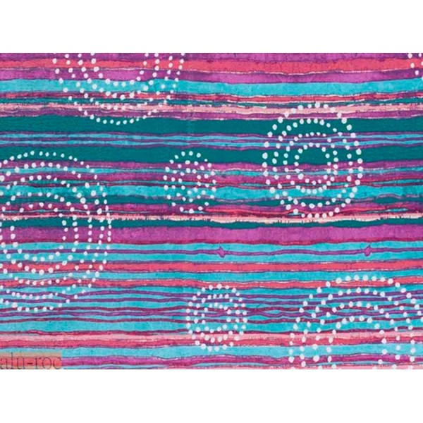 Tela estampada ENZO en color Fucsia de Tejidos JVR