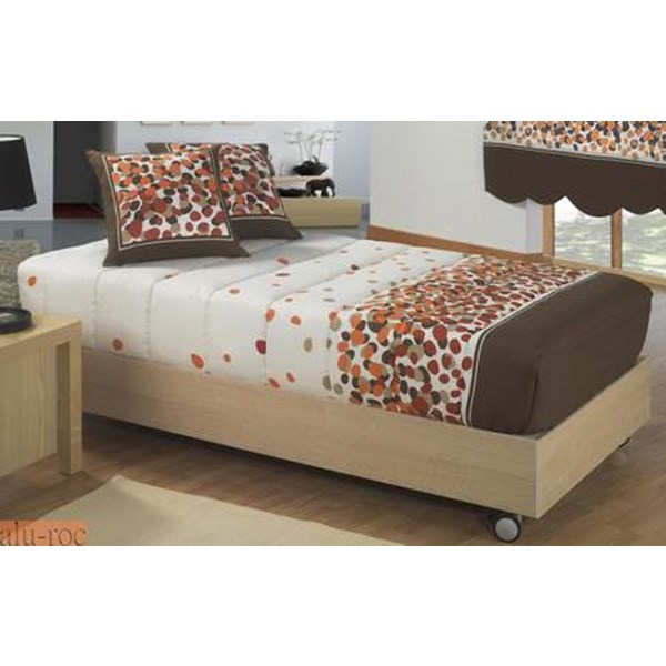 Edredón Ajustable para cama nido o litera con estampado manchado