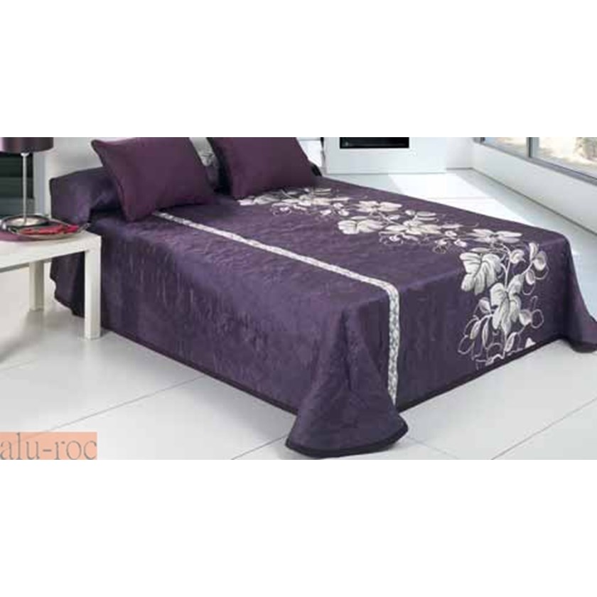 Elegante y sobria colcha de verano de calidad Jaquard