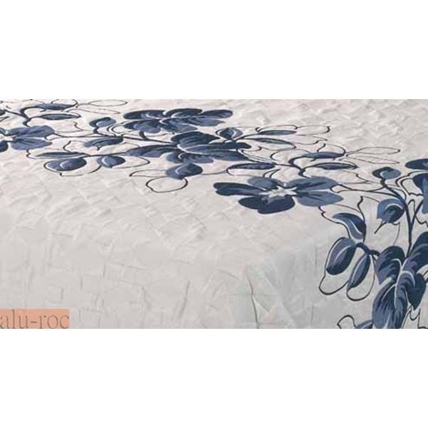 Reversible de la colcha Idali en color Azul/Beige