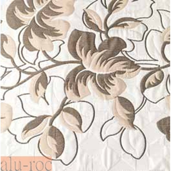 Tela reversible de la colcha Idali en color Marrón/Beige