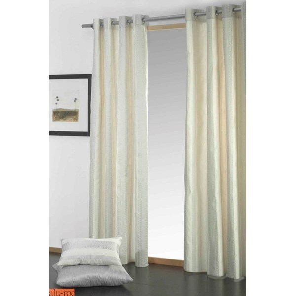 Cortina estándar confeccionada en medidas estándar en dos colores, Oro y Plata