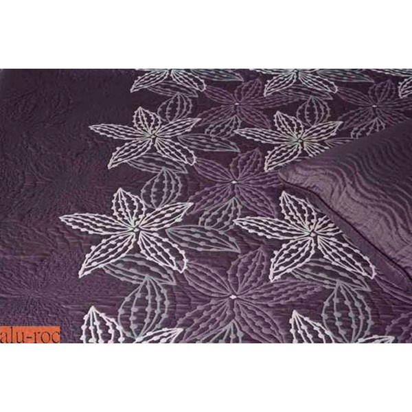 Tela reversible de la colcha Nala en color Malva de Tejidos JVR