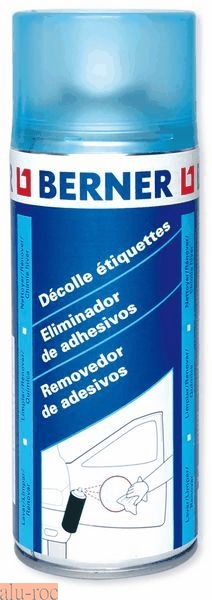 Spray eliminador de pegatinas y colas adhesivas BERNER