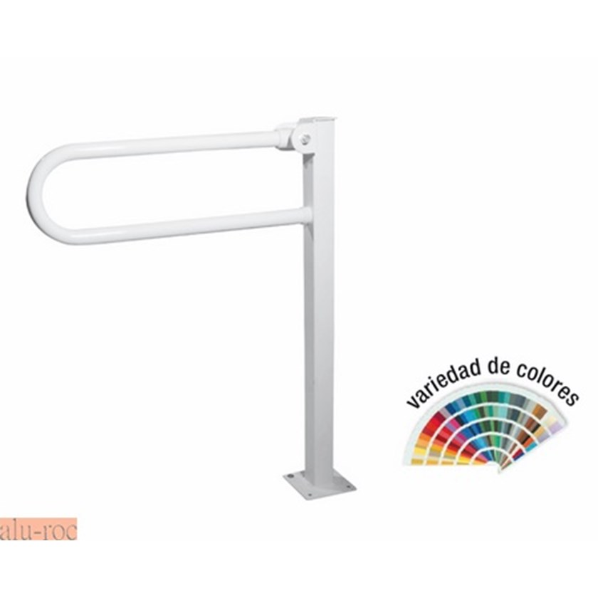 Barra vertical con columna fija para baños