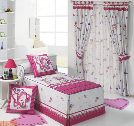 Colcha Edredón Trendy ideal para decoración de dormitorios de niñas y adolescentes