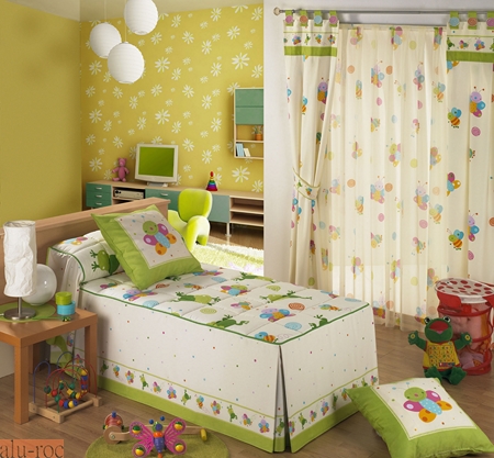 Colcha Edredón Butterfly ideal para dormitorios de niños