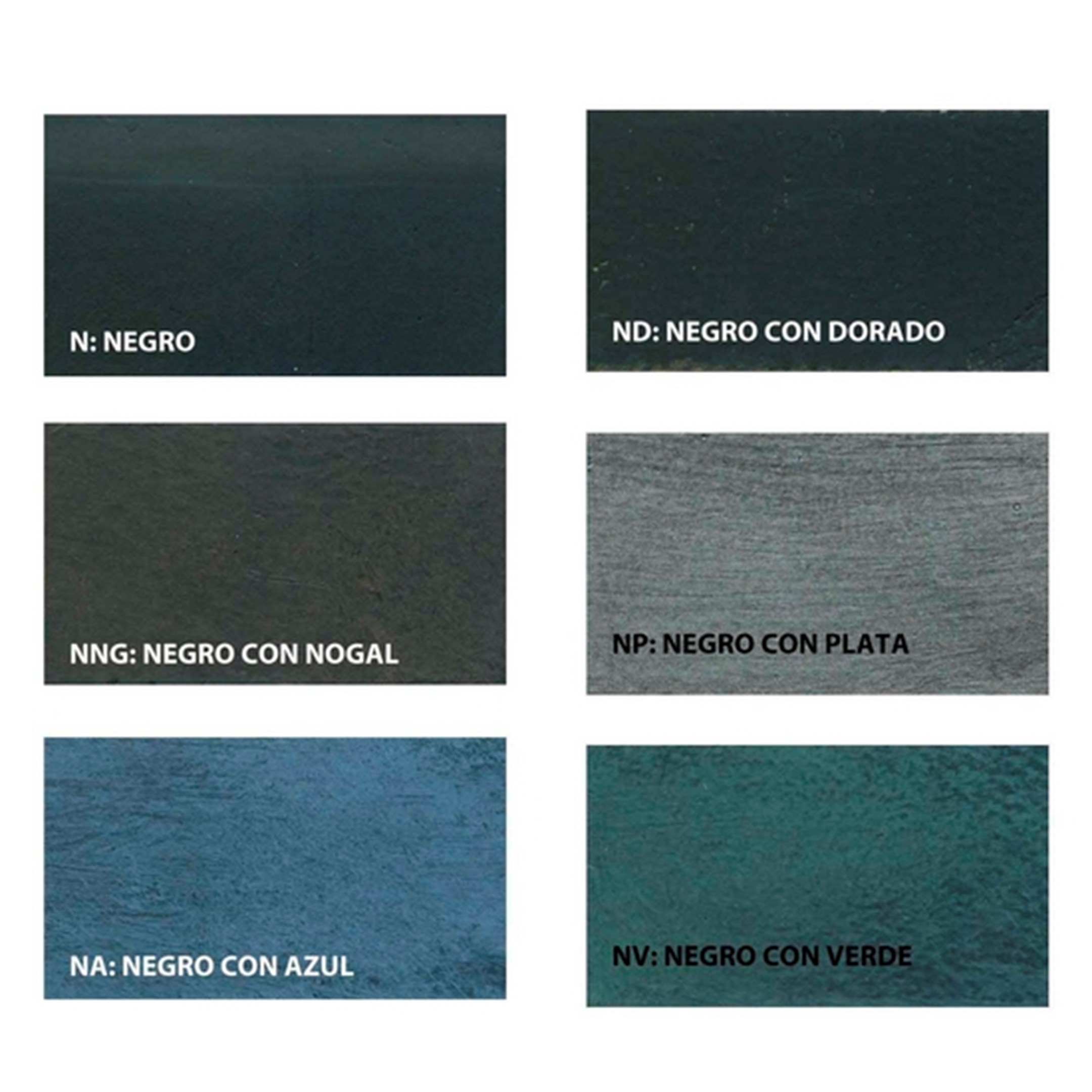 Colores oscuros para muebles de forja