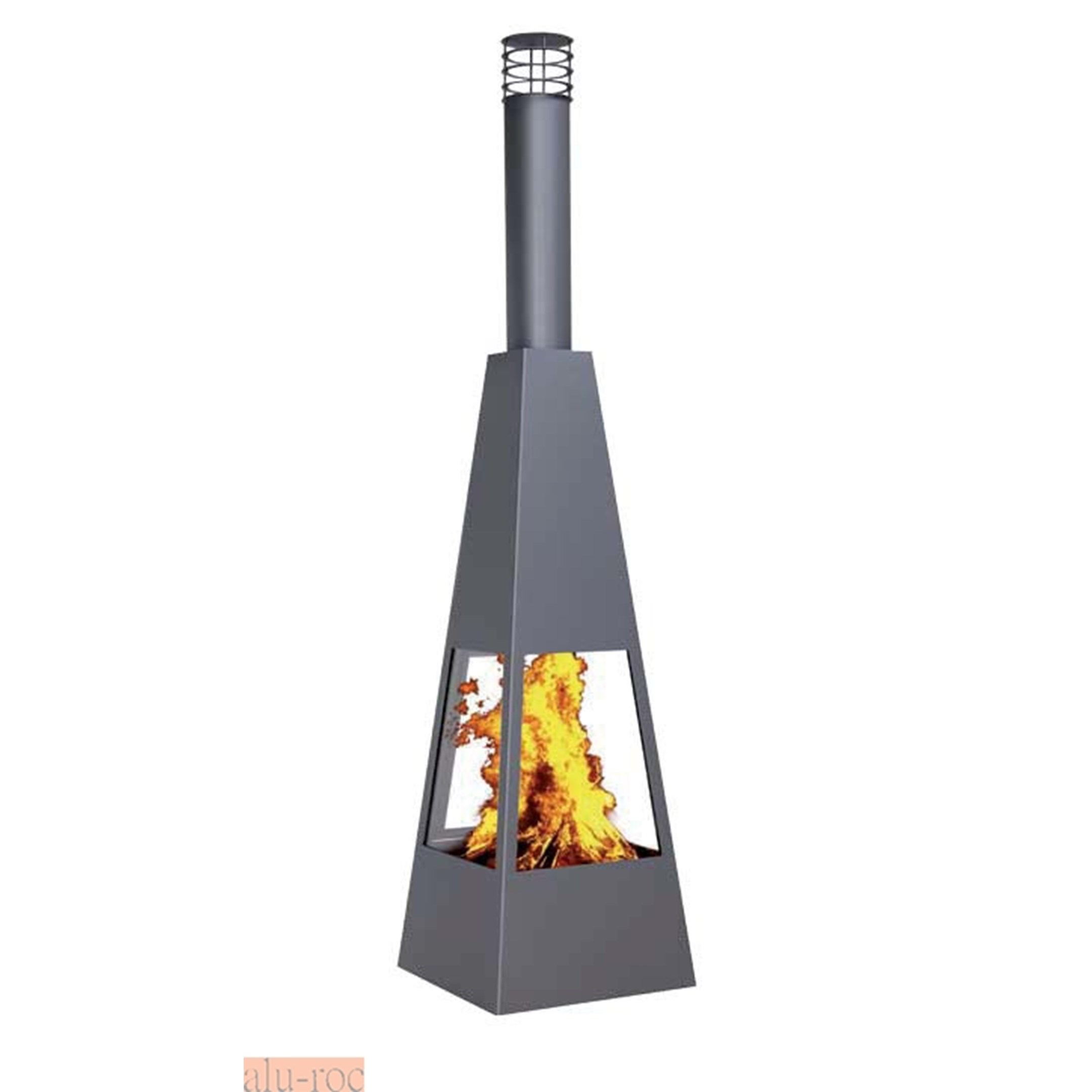 Estufas y chimeneas metálicas de leña. prácticas y decorativas.