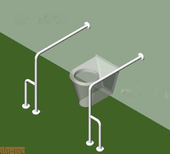 Asidero reforzado para minusválidos Ideal para colocar al lado del lavamanos o wc