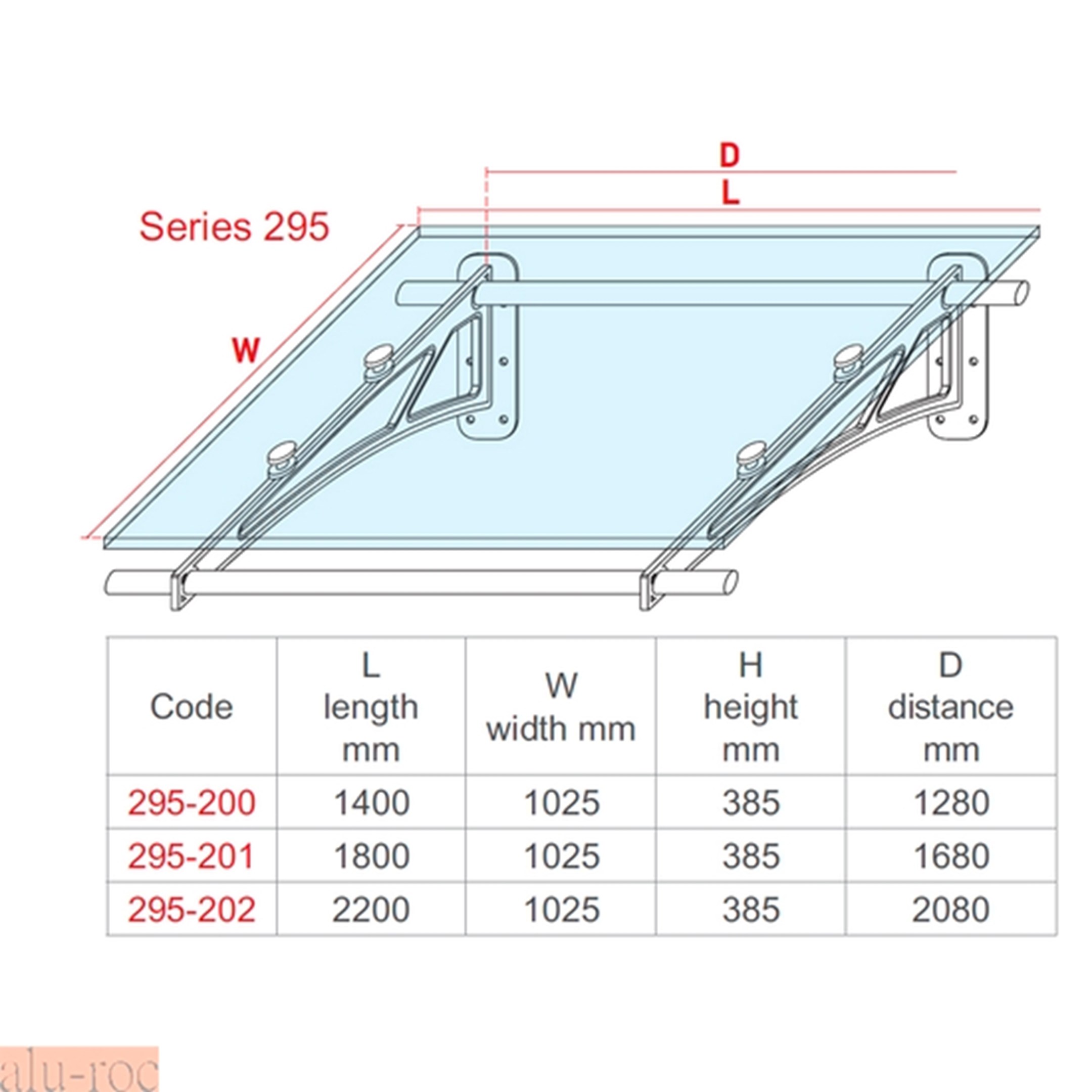 Croquis del Tejadillo para puertas de diseño moderno inoxidable